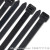 Cable Zipper tie heavy duty 20.32 cm 50 LBS tensile strength black nylon tie tie wrap