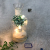 Dried Flowers with Lights Glass Furnishing Article Crafts