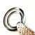 Factory direct 6622 double ring key chain pet chain case chain metal key chain key chain accessories