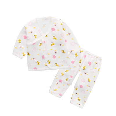 New Baby Underclothes Wholesale Newborn 0-March Baby Underwear Set Autumn and Winter Long Sleeve Cotton Baby Underclothes
