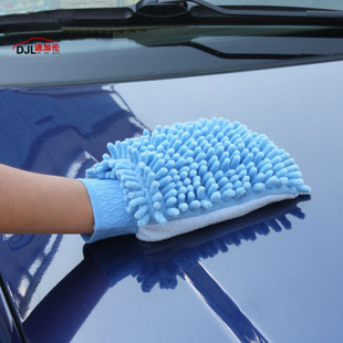 Small Single-Sided Chenille Car Washing Gloves 48G Microfiber Car Wash Gloves Cleaning Gloves Car