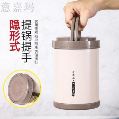 Vacuum stainless steel 304 heat preservation lunch box lifting pot student adult bento box lunch bucket