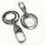 Factory direct selling 3309 double ring key chain pet chain case chain metal key chain key chain accessories