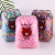 Colorful Candy-Colored Jelly Disposable Hair Elastic Band Hair Ring Hair Rope High Elasticity Baby Girl Thick Belt Tire