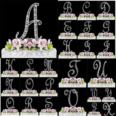 Wedding cakes Inserting card foreign trade hot selling Wedding cake Accessories Large 26 letters ABCD