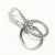 Factory direct selling 3303 double ring key chain Pet chain case chain metal key chain key chain accessories