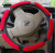 Steering Wheel Cover Six-Way Suede Or Sandwich Available in Black/Red/Gray/Rice/Red and Black 5 Colors