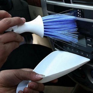 Car Vent Cleaning Brush Computer Brush Instrument Brush Blue Angel Brush 2 Sizes Car Sticker Wholesale