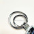 Factory direct selling 6641 glue face double ring key chain pet chain case chain metal key chain key chain accessories