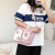 Korean College Style Simple Cute Cartoon Soft Girl Student Contrast Color Small Bags Japanese Ins Girl's Crossbody Bag