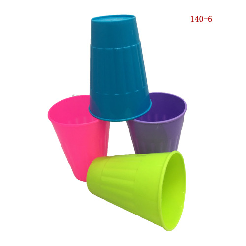 Factory Direct Sales creative Candy Color Cup Mouth Cup Juice Cup 140