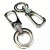 Factory direct selling 9952 double ring key chain Pet chain case chain metal key chain key chain accessories