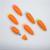 Manufacturer direct wholesale creative carrot modeling 6 color highlighter set color marker lovely gift pen