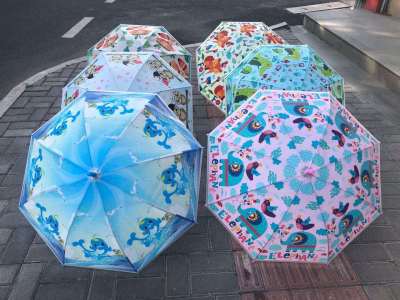 Manufacturers wholesale children's umbrella cute umbrella cartoon umbrella sunny umbrella portable parasol