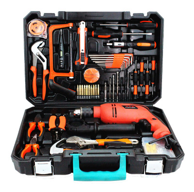 13mm Impact Drill King Electric Drill Set Hardware Toolbox Manual Tools Combination SET Manufacturers Direct