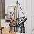 Hanging chair tassel living room home stay home cradle cotton rope hanging basket Nordic ins lazy people shake sound web celebrity swing