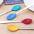 German 304 Stainless Steel Tooth Grinder Creative Temperature Sensing Silicone Spoon Head Multi-Color Children Baby Safety Soup Spoon