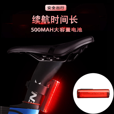 T15USB charging highlight bike tail light Highway mountain bike tail light backpack cycling running warning light