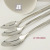 SOURCE Manufacturer Korean Style Coffee Spoon Stirring Spoon 201 Stainless Steel Small Extra Thick Milk Tea Spoon Creative Long Handle Honey Spoon