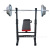 Multifunctional Home Fitness Equipment Bench Press Stand Folding Weight Bench Sporting Goods Strength Training Equipment Factory Direct Sales