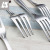 European 201 4-Piece Set of Stainless Steel Tablewares Set Food Grade Household Tableware Enterprise Gift Thick Cutlery