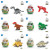 Popular dinosaur Toy Twister is compatible with Lego Jungle Animal Puzzle Toy Twister for children