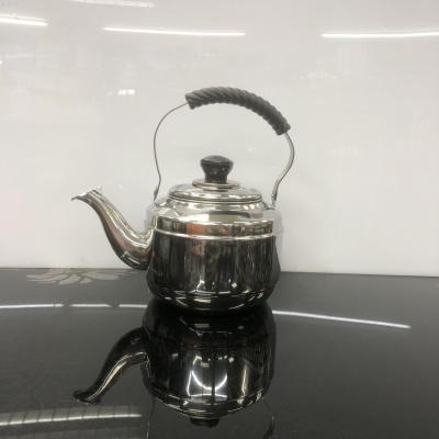Stainless steel kettle with strainer for teapot household flat bottom boiling water for teapot