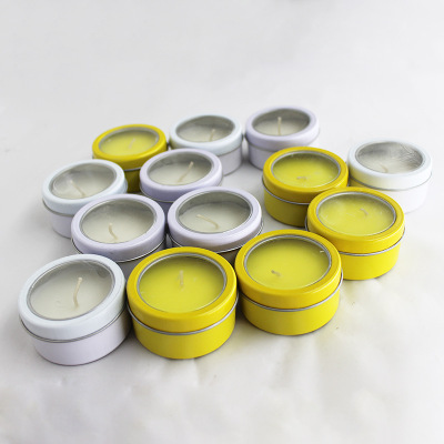 New Iron Box Aromatherapy Mosquito Repellent Wax Diameter 6cm Mosquito Repellent Cylindrical Special-Shaped Jar Purification Air Small Candle