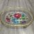 Transparent colored paper fruit tray small candy dry fruit tray tray dry tray with gold rim