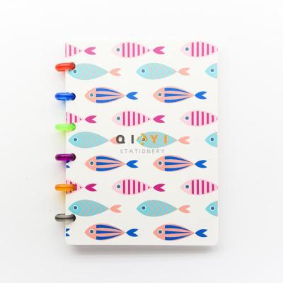 A6 Mushroom Hole mood Diary Creative Student notebook Present Gift for Primary and junior high school students