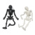 Large Skull Frame Halloween Toy TPR Flexible Glue Expandable Material Zombie Ghost Festival Decoration Trick Accessories