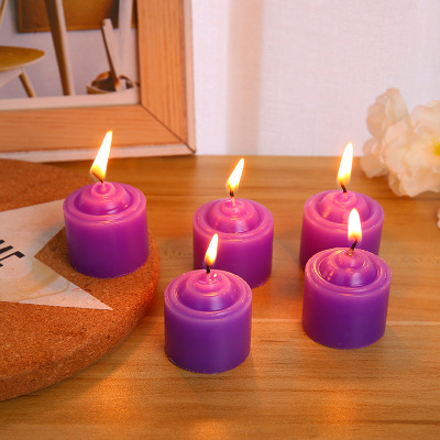 PVC Box Cylindrical Small Candle Romantic Birthday Confession Party Decoration Aromatherapy Candle Wedding Creative Candle Light