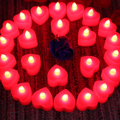 Electronic Candle Romantic Candle Light Proposal Arrangement Creative Utensils Courtship Confession Decorations