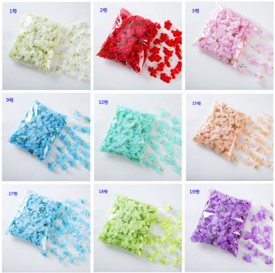 Simulation Hydrangea Triplex Big DIY Wedding Wall flower Ball Flower Row Flower Material Wholesale