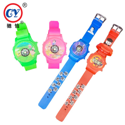 Chi Yi positive energy clamshell compass electronic watch wrist decoration compass children electronic watch