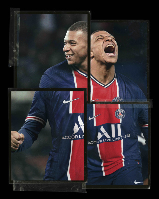 Wholesale Customization of the Paris St Germain 2020-21 Home and Away kit short-sleeved Skirts Two-piece