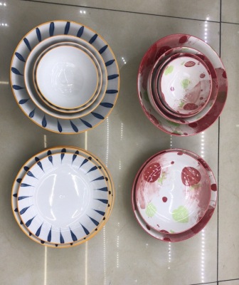 10. Ceramic Fresh Bowl and Plate Series