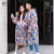 New thickened adult Raincoat Cycling tour Outdoor walking Raincoat one-piece printed Eva Raincoat