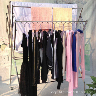 W - shape stainless steel umbrella multi - functional it thanks drying thanks balcony is suing villa can be version a fold
