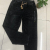 Real shot elastic waist jeans female Harun pants loose Autumn Korean Elastic high waist Slimming
