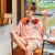 Summer ice cream Pajama Ladies thin sweet imitation silk short sleeve shorts doll collar home wear suit