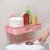 Creative two-layer bathroom shelf toilet paper box without punching sundries kitchen bathroom storage rack
