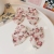 Instagram Japanese and strawberry three-layer bow hair clip Chiffon Cloth Spring clip girl Web Celebrity sweet