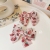 Instagram Japanese and strawberry three-layer bow hair clip Chiffon Cloth Spring clip girl Web Celebrity sweet