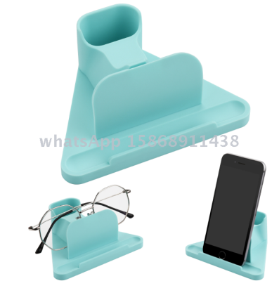 Multi-functional glasses mobile phone holder rack small pieces mobile phone holder digital accessories storage cover