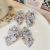 Instagram Japanese and strawberry three-layer bow hair clip Chiffon Cloth Spring clip girl Web Celebrity sweet