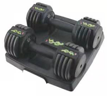 Weightlifting dumbbells with adjustable 180-degree weights 12.5LB sporting goods