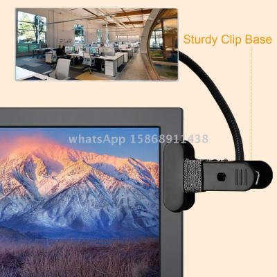 Clip On Cubicle Mirror Computer Rearview Mirror Convex Mirror for Personal Safety Cabinet Desk Office