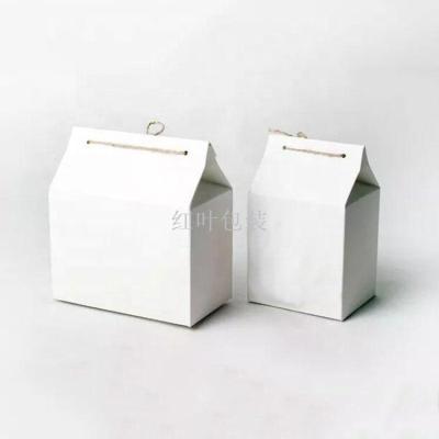 Wholesale Custom Logo Kraft Paper Packing Box Gift Box Paper Box with Hemp Rope Custom Size