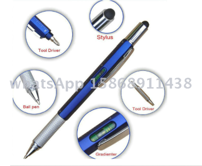 Multi-function ballpen calibration pen multi-function tool pen touch tape measure pen screwdriver pen gifts